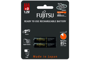 Pin sạc Fujitsu HR-4UTHCEX(2B) - AAA - 900mAh - BH 30 ngày